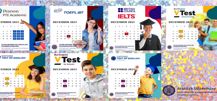 2023-2024 Uluslararası Sınav Takvimleri